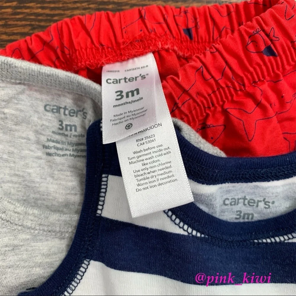 Carter’s Baby Boys 3 Piece Palm Trees Short Set